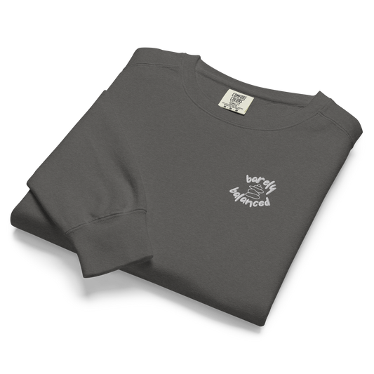 Barely Balanced - Heavyweight Crewneck