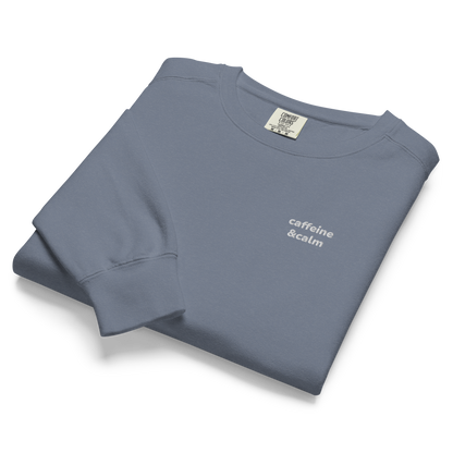 caffeine&calm - Heavyweight Crewneck