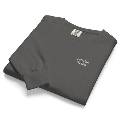 caffeine&calm - Heavyweight Crewneck