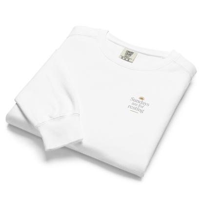Sundays are for Resting - Heavyweight Crewneck
